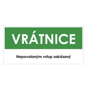 VRÁTNICE, zelená, plast 1 mm 190x90 mm